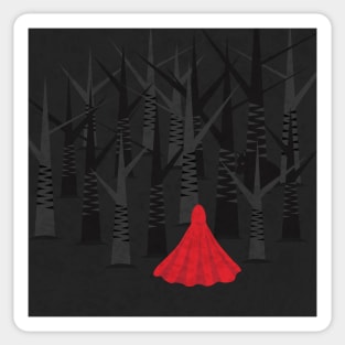 The Red Riding Hood Sticker